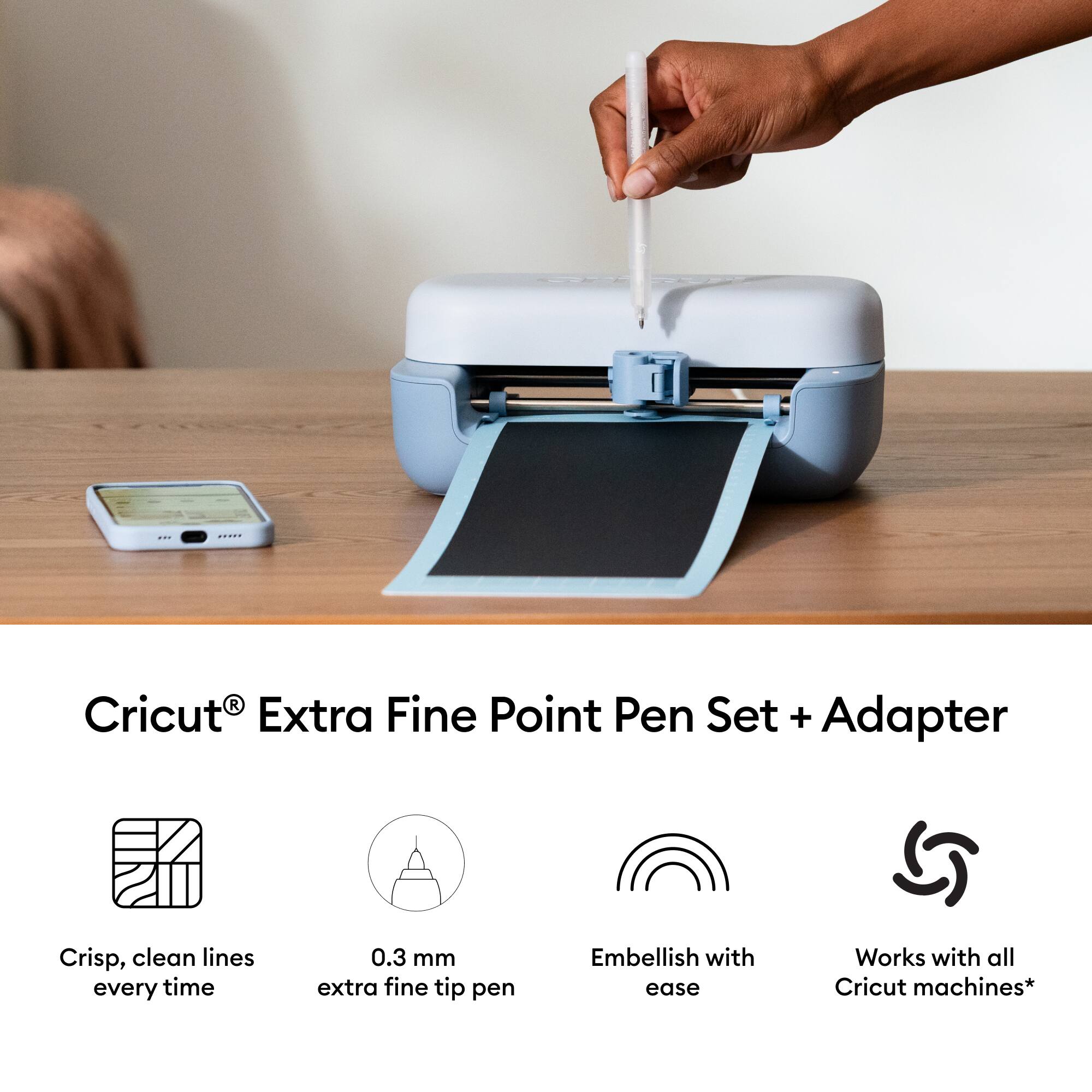 Cricut® 0.3mm Black Extra Fine Point Pens